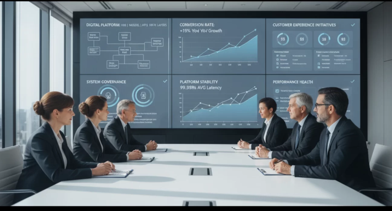 Enterprise digital experience managed as a strategic asset driving long-term business value.