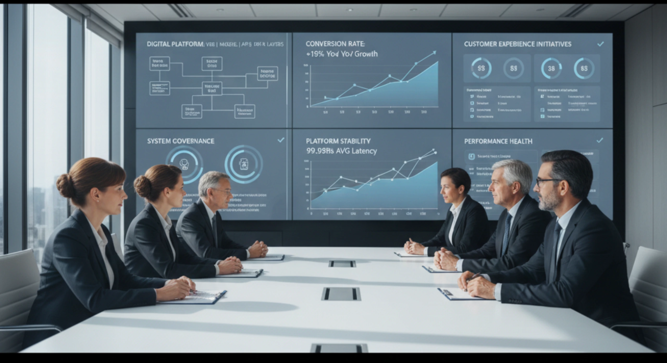 Enterprise digital experience managed as a strategic asset driving long-term business value.