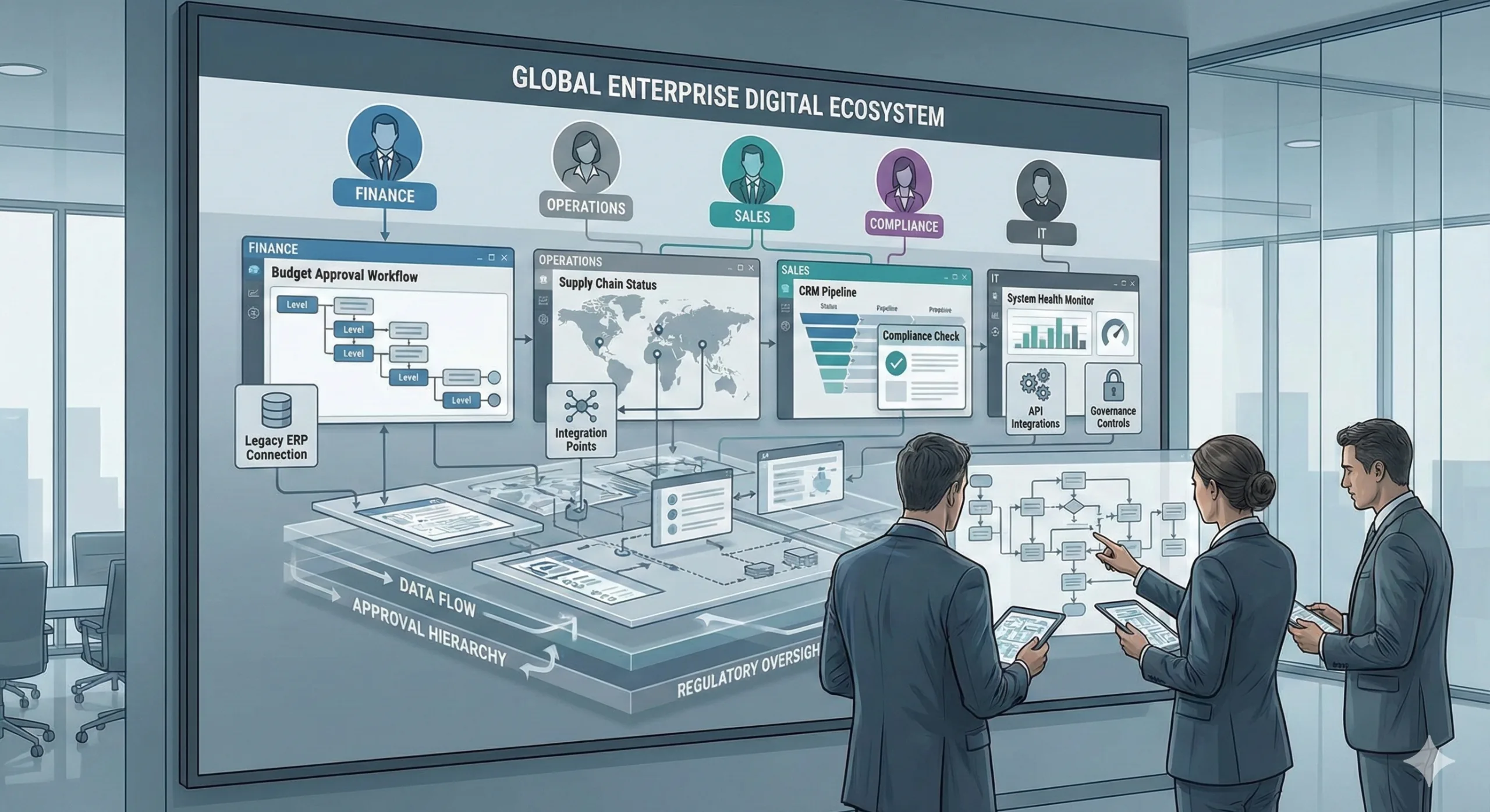 UX challenges in large enterprise platforms
