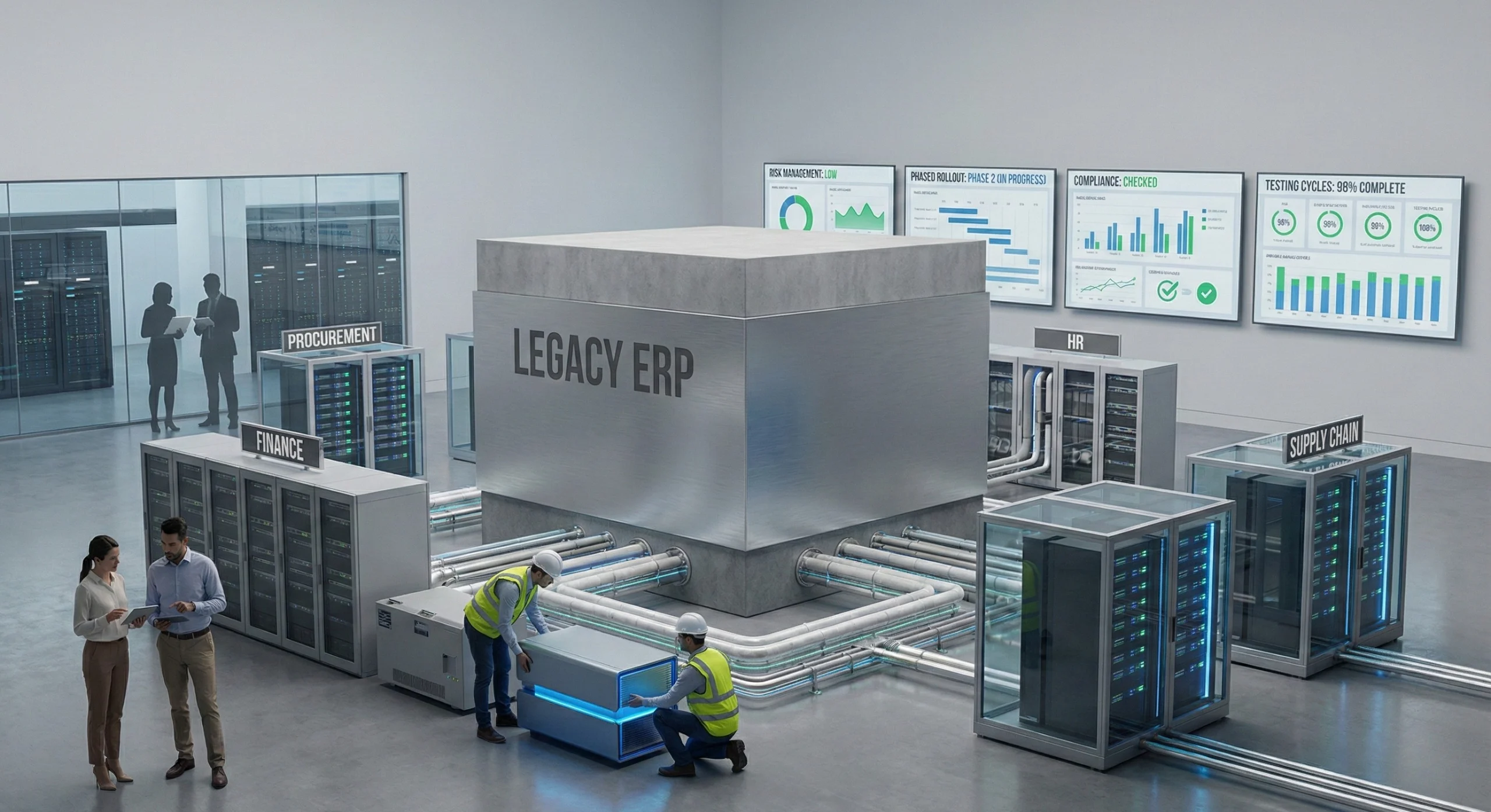 Modernizing ERP-adjacent enterprise systems with secure governance and execution discipline