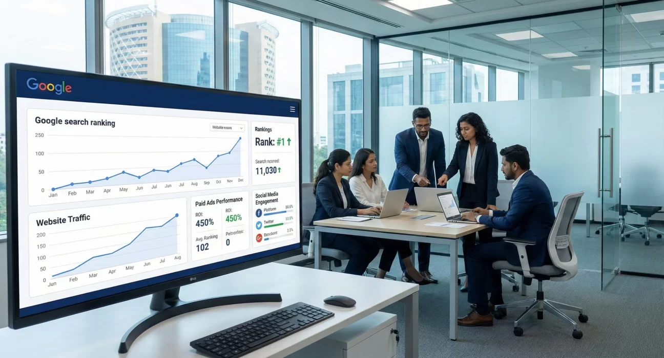 Top 10 Digital Marketing Companies in Hyderabad offering SEO, PPC, social media marketing and web development services
