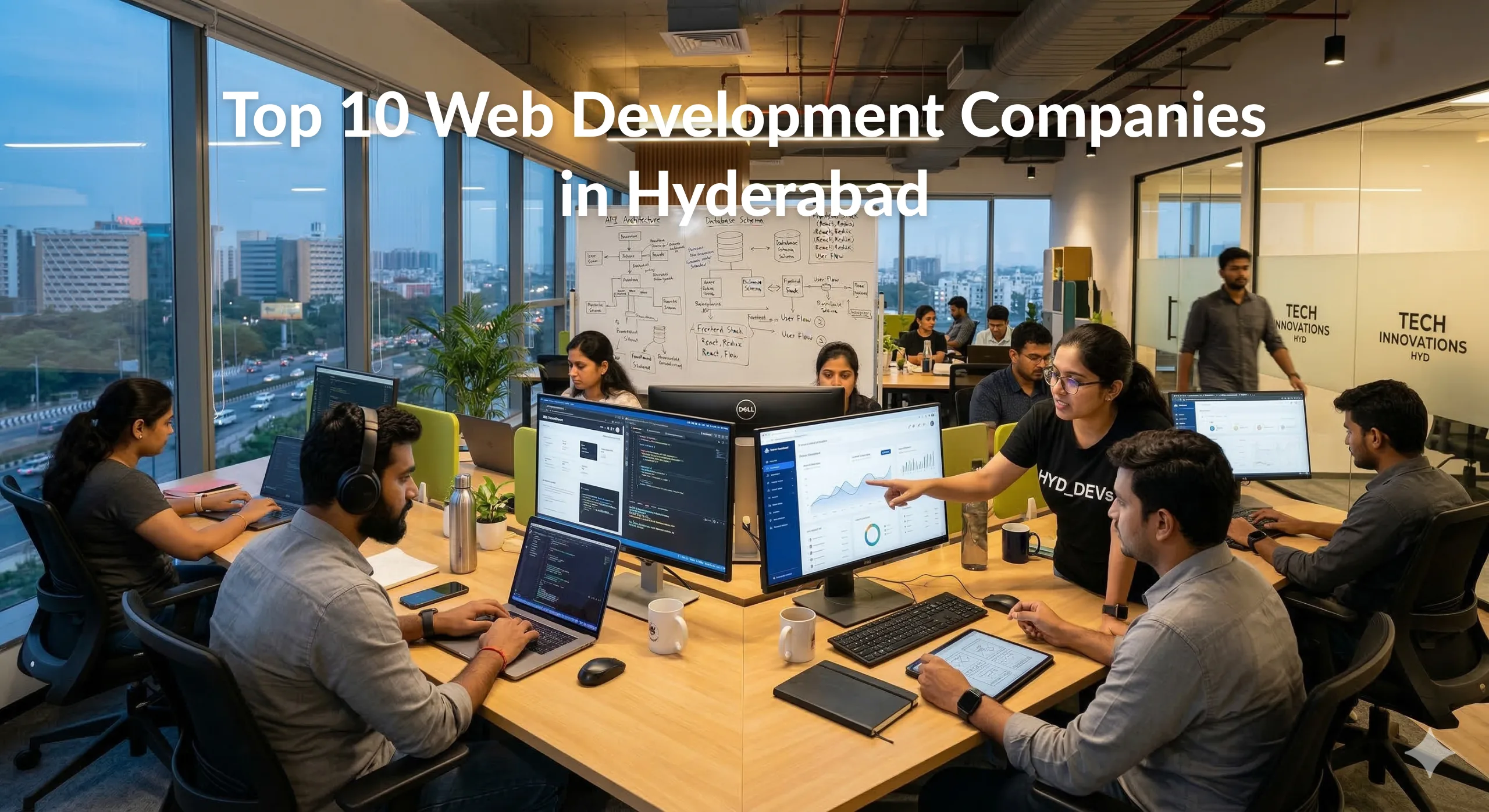Top web development companies Hyderabad building modern websites and web applications