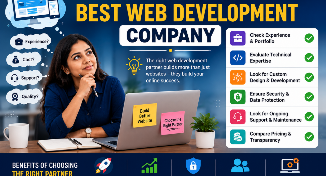 How to choose the best web development company based on experience, expertise, security, support and pricing