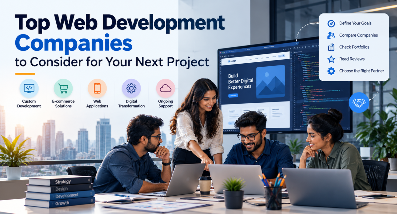 Web development team collaborating on website design, coding, and development projects.